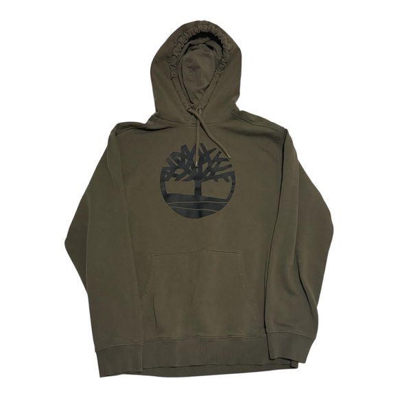 Timberland Green Sweatshirt Classic Hoodie - Picture 1 of 4